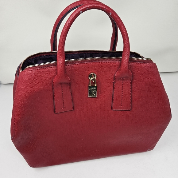 Furla Handbags - Furla Leather Shoulder Handle Bag